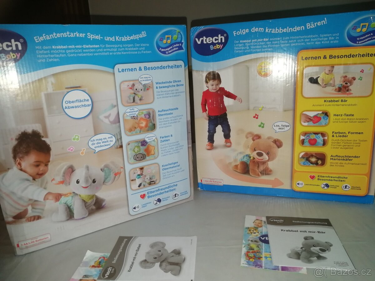 Interaktivní medvídek a slon - 2