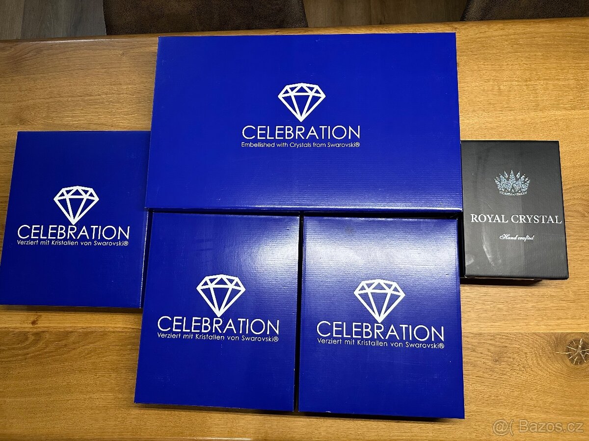 Celebration Swarovski - Set sklenic s karafou - 2