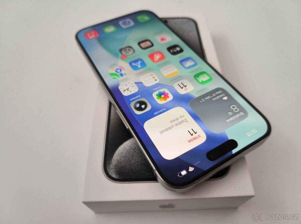 apple iphone 15 PRO MAX 256gb White Titanium / Batéria 100% - 2