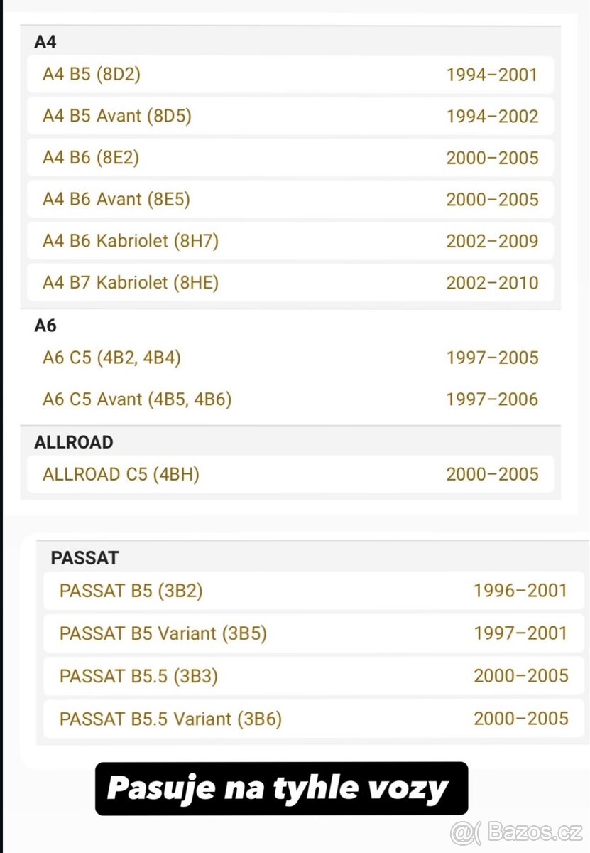 Přední ramena/ čepy Audi volkswagen - 2