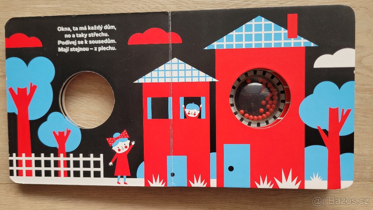 Červená - Kontrastní leporelo - 2