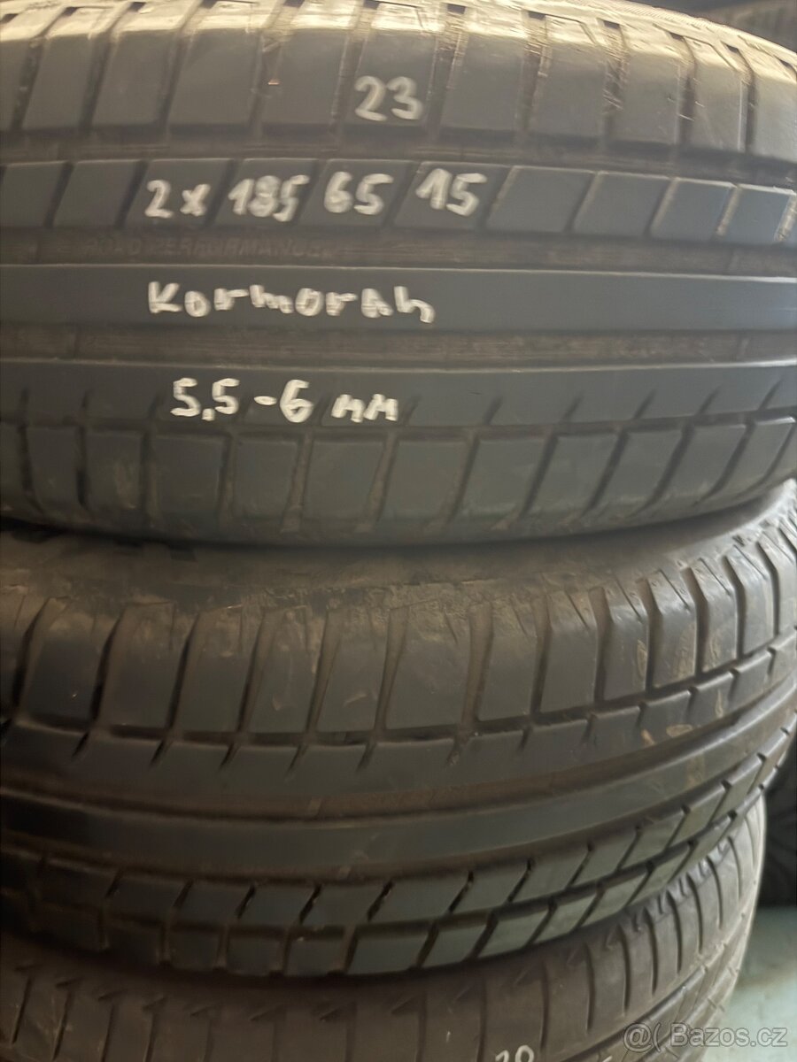 4x letní pneu r15 185/65/15 - 2