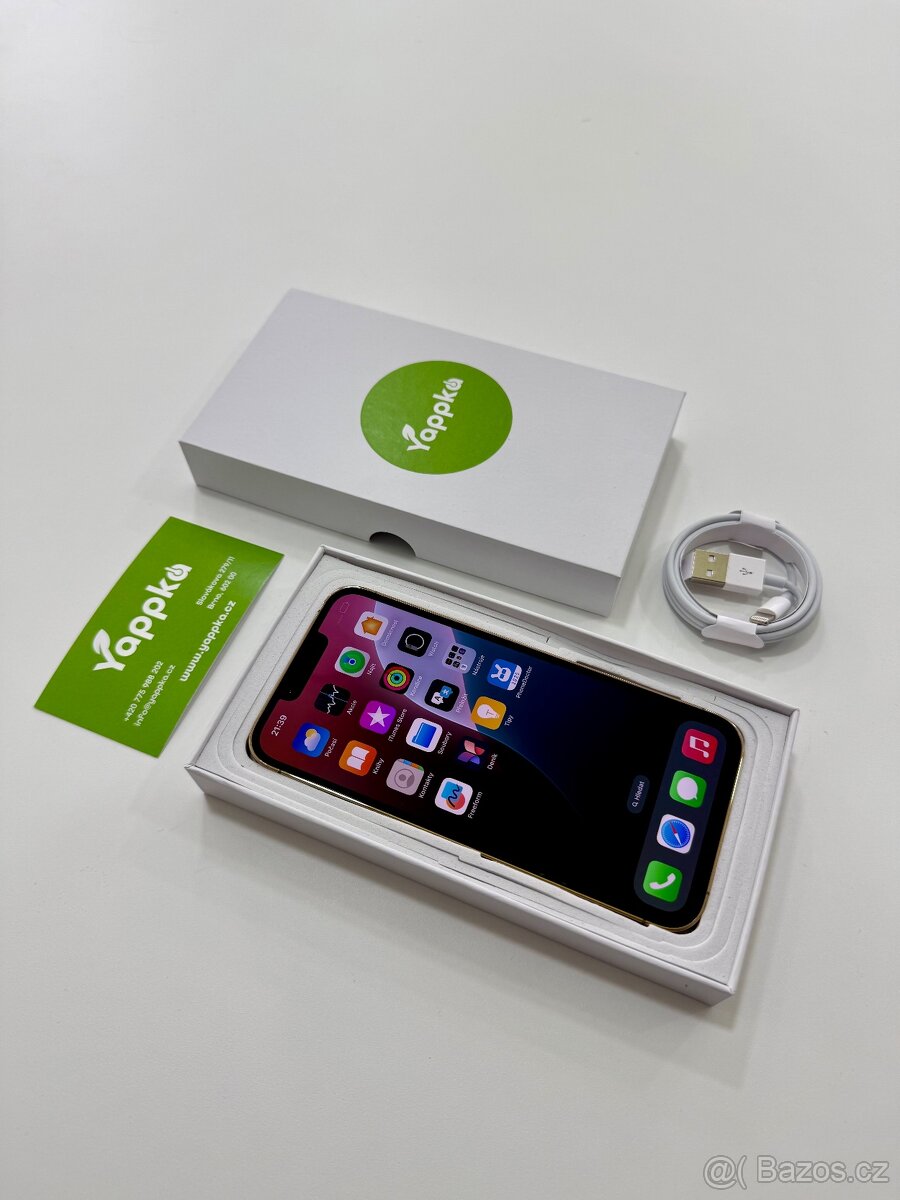 Apple iPhone 13 Pro 128GB Gold - Krásný stav - ZÁRUKA - 2