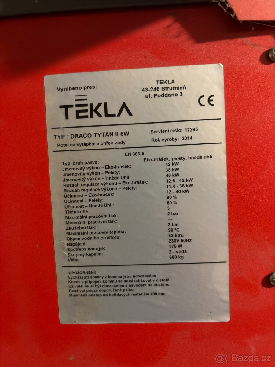 Automatický kotel Tekla Draco Tytan II - 2