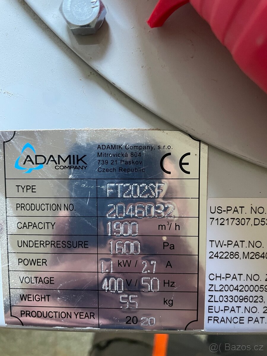 Odsávaní pilin Adamik ft202sf - 2