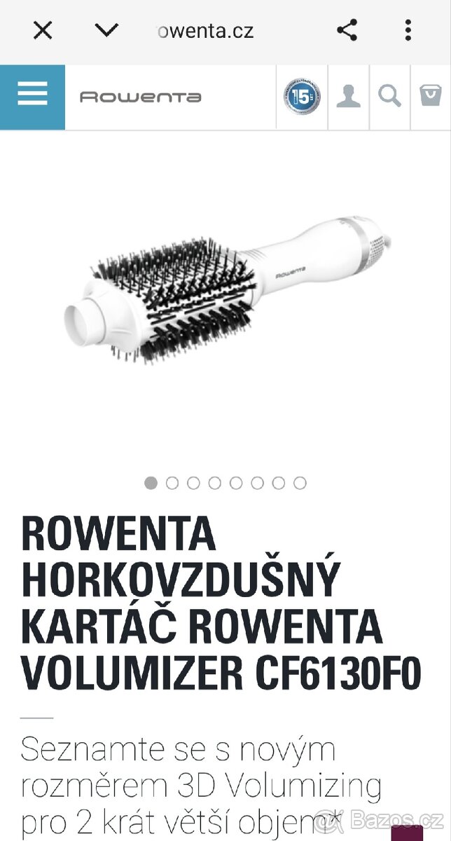 Horkovzdušný kartáč Rowenta - 2
