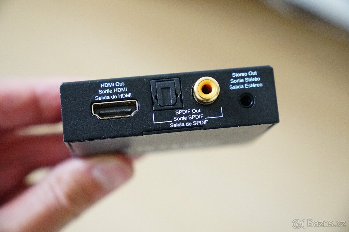 Audio extraktor 2CH/5.1CH 4K/2K + 5V zdroj - 2