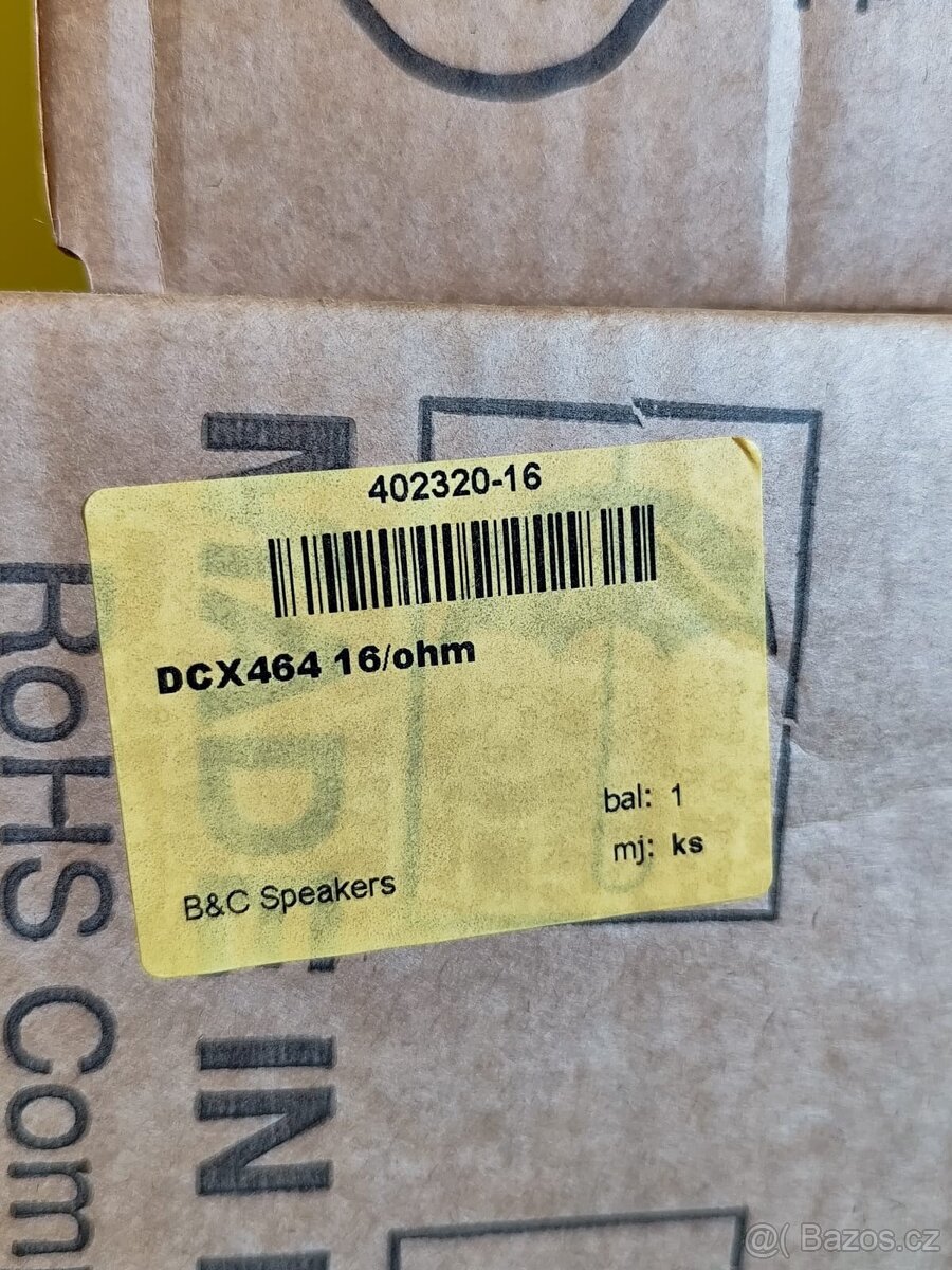 Koaxiální driver DCX464 16/ohm - 2