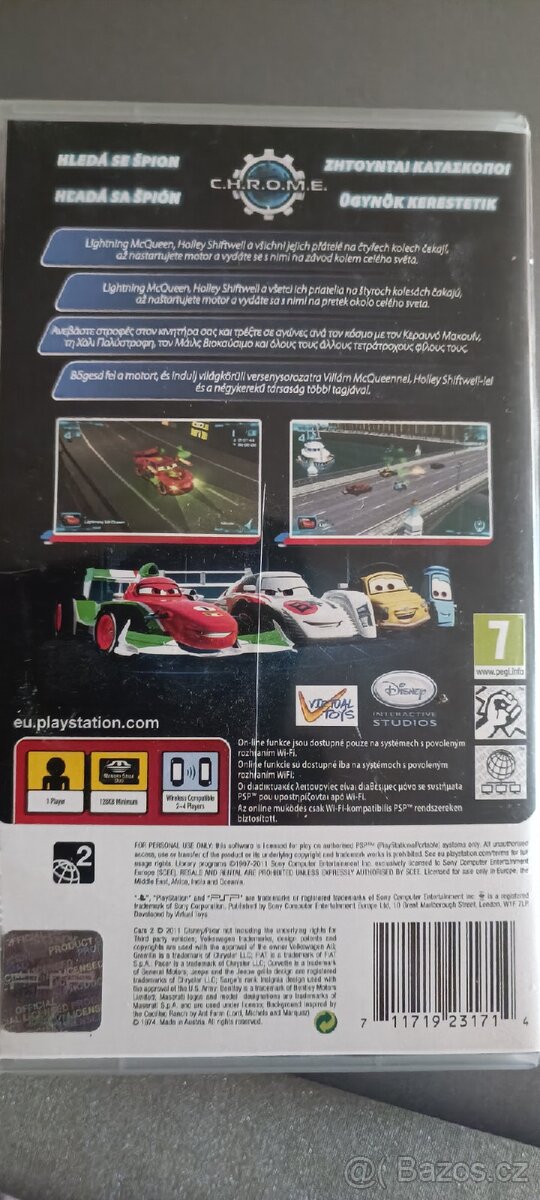 Hra na PSP PlayStation portable - Cars2 - 2