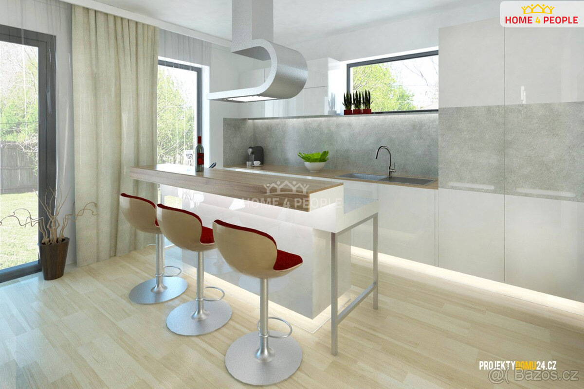 Novostavba bytu 3+kk v centu Luhačovic o výměře 87,75 m2 s l - 2