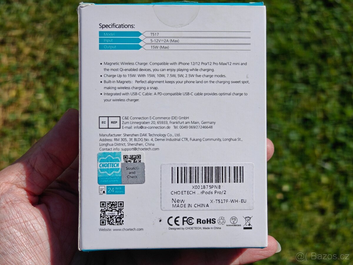 ChoeTech 15W Magnetic Wireless Charger Pad 15W + PD 20W - 2