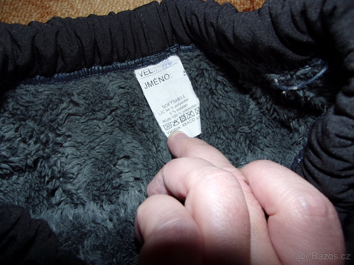 Shoftshell kalhoty Outdoorkids - zimní 110, 116 - 2