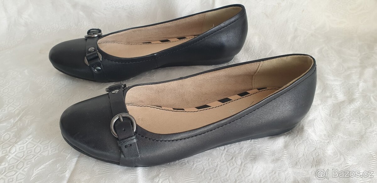 Dámské kožené baleriny Lazzarini, velikost 37 - 2