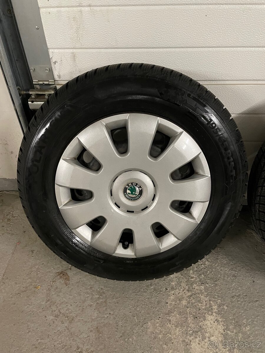 15” zimní sada, 195/65 R15, ZÁNOVNÍ, Polaris 5, orig kryty - 2