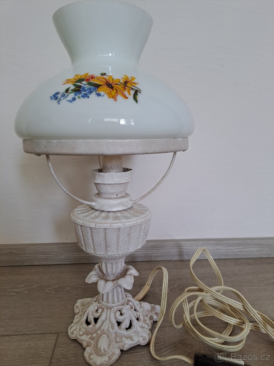 Stará retro lampa "petrolejka" elektrická - 2