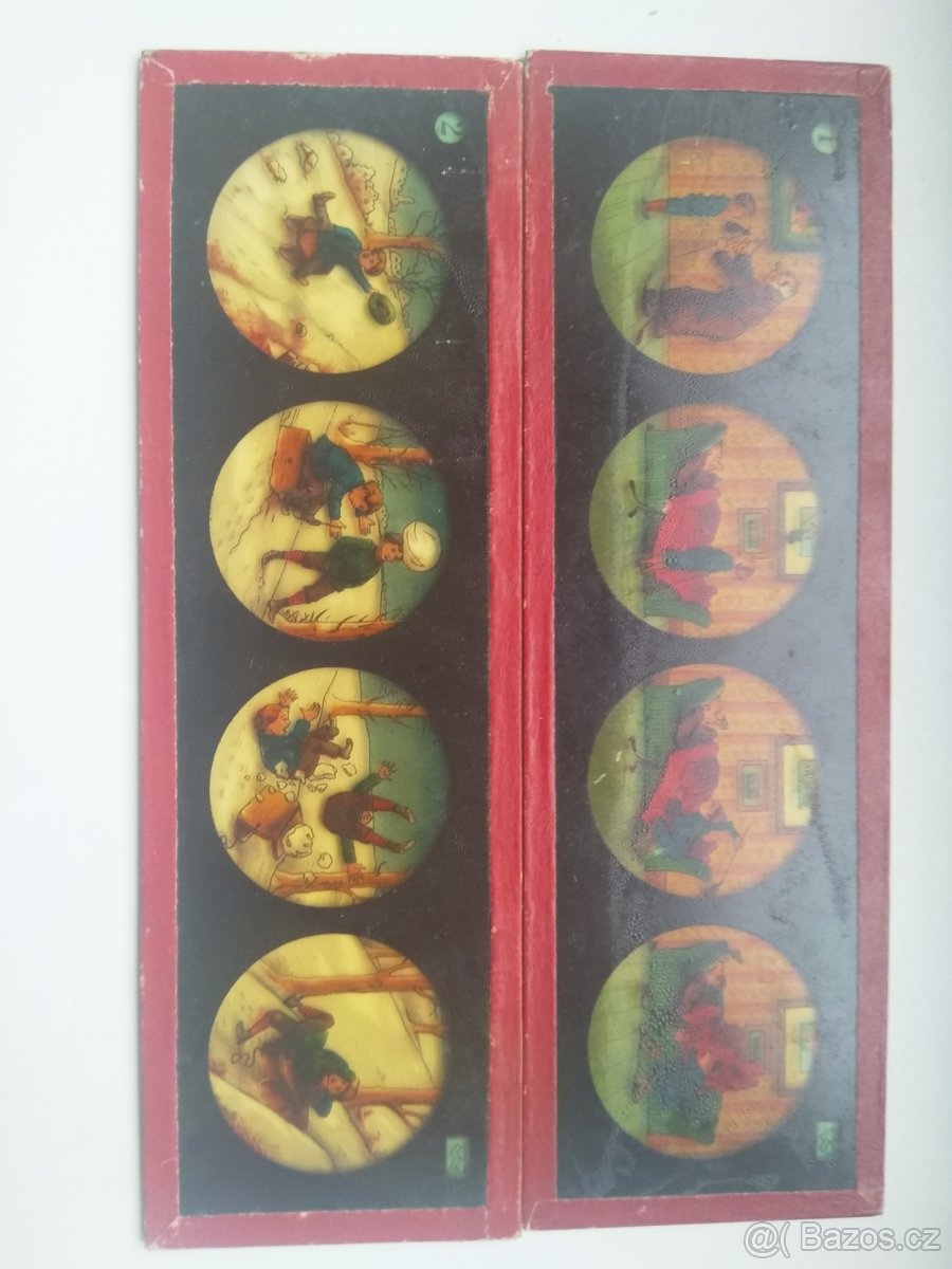 Sklíčka do magické lucerny staré (historické) - 2