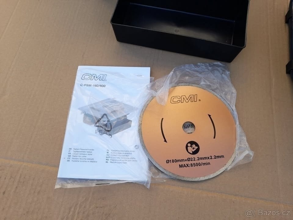 řezačka obkladů a dlažby CMI 600 W - 2