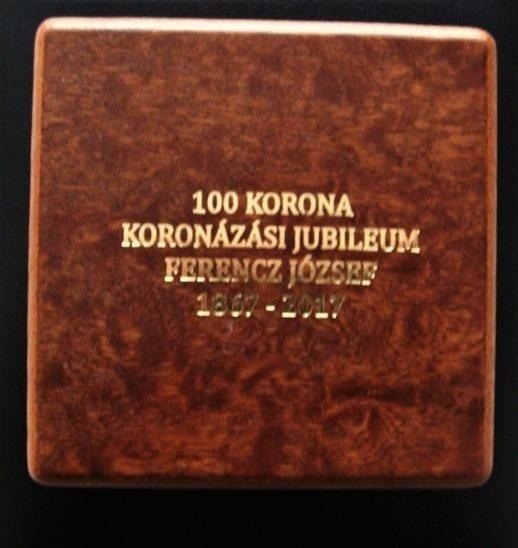 Franz josef 100koruna korunovační 1907 platinová - 2