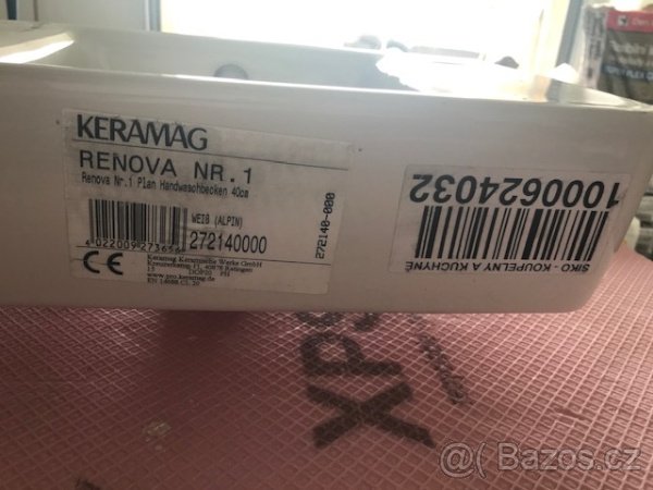 Umývátko s přepadem 40 x 25 cm - 2