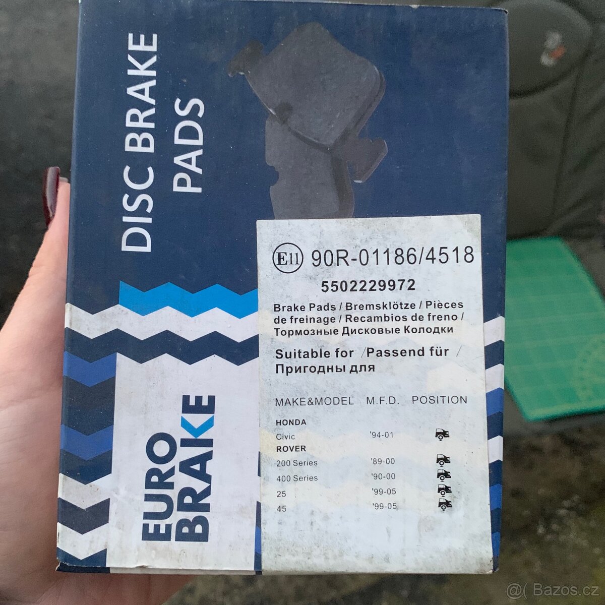 Nove Brzdové destičky Honda Rover - 2