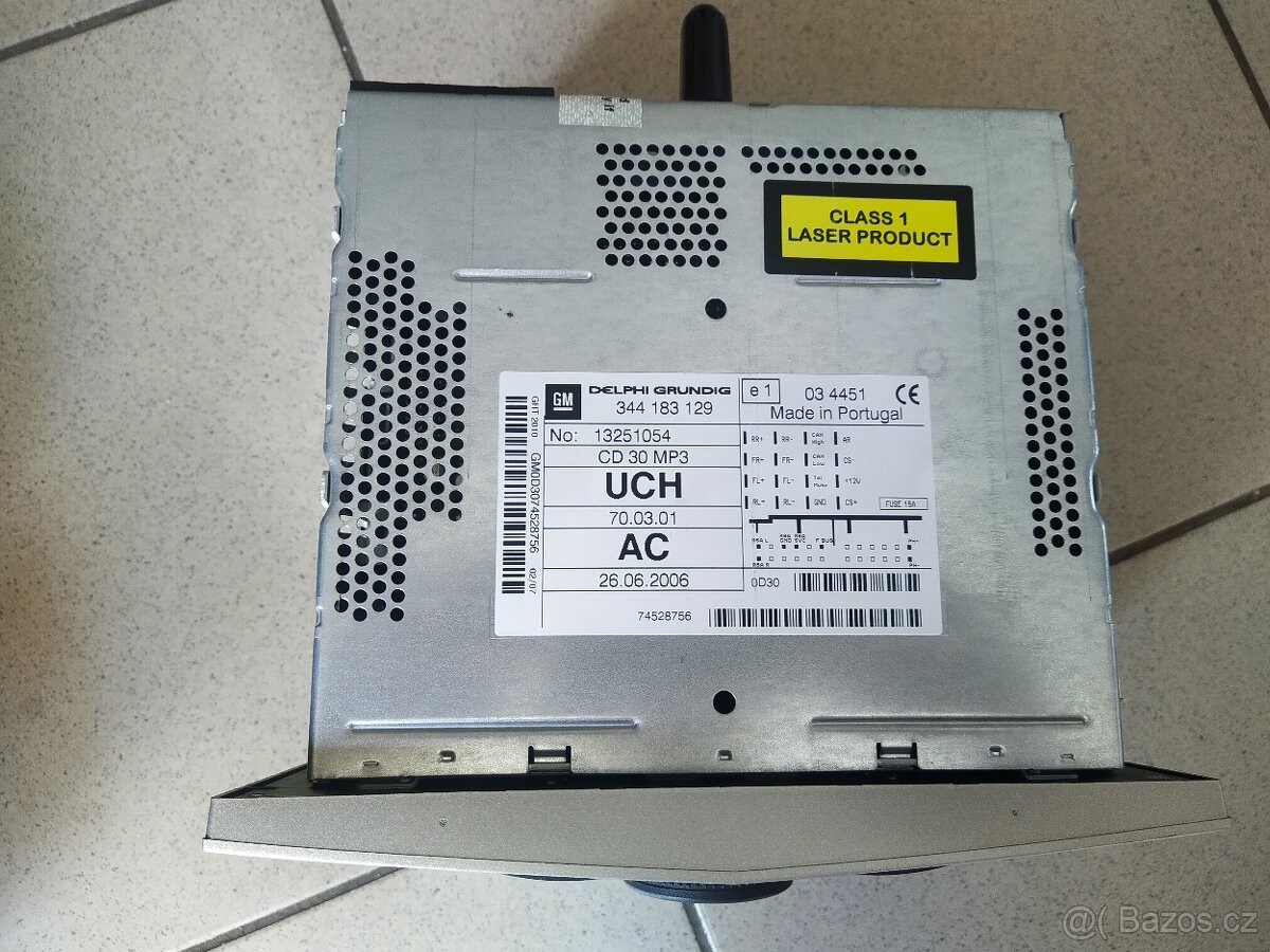 Originální rádio opel CD 30 mp3 - 2