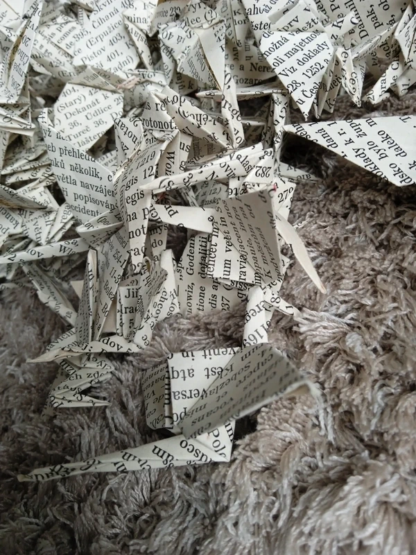 626 origami jeřáb - 2