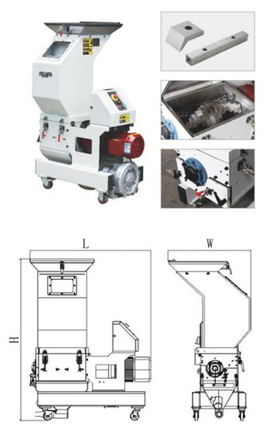Pomaloběžný mlýn pro drcení plastových materiálů - 2
