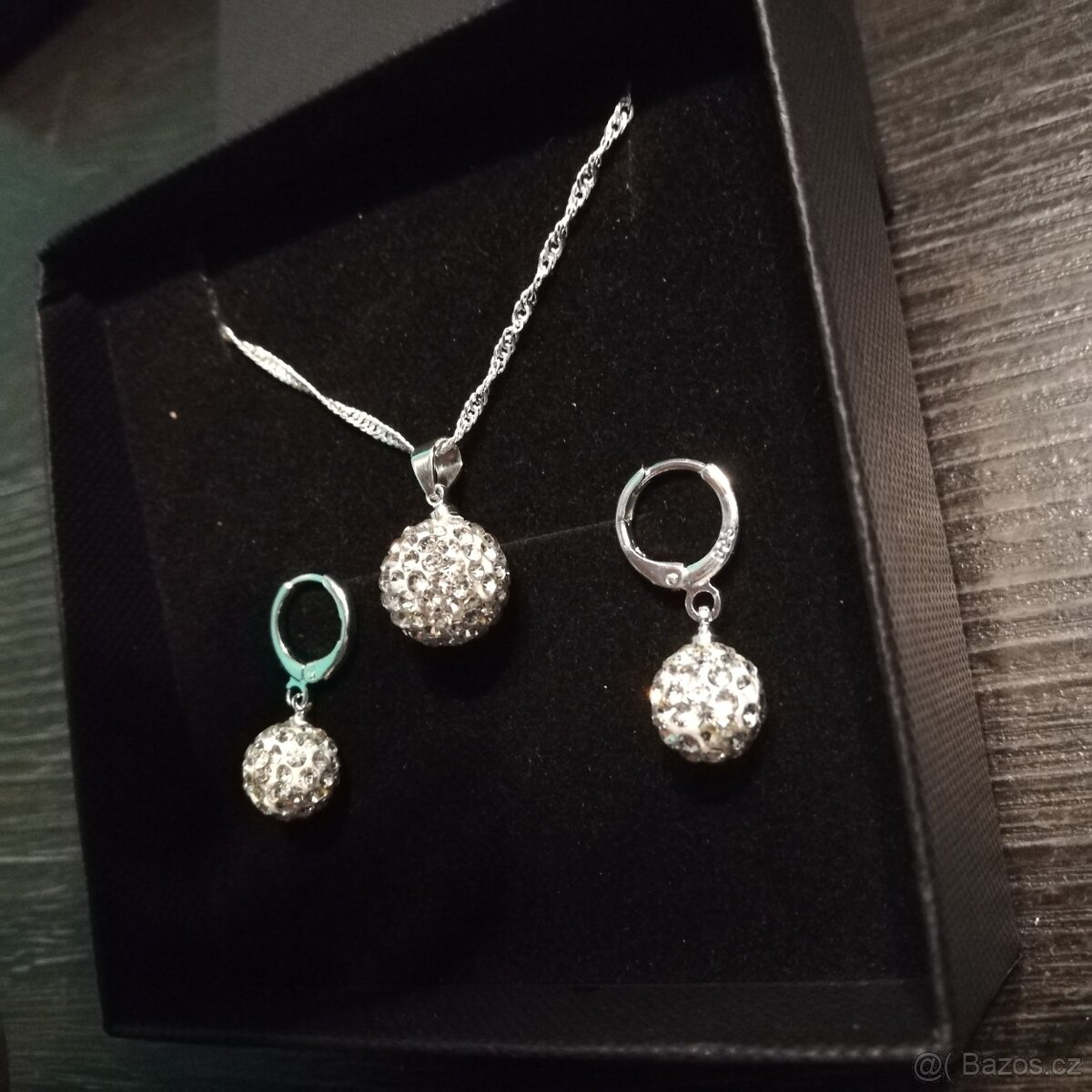 Překrásný sada swarovski styl - 2