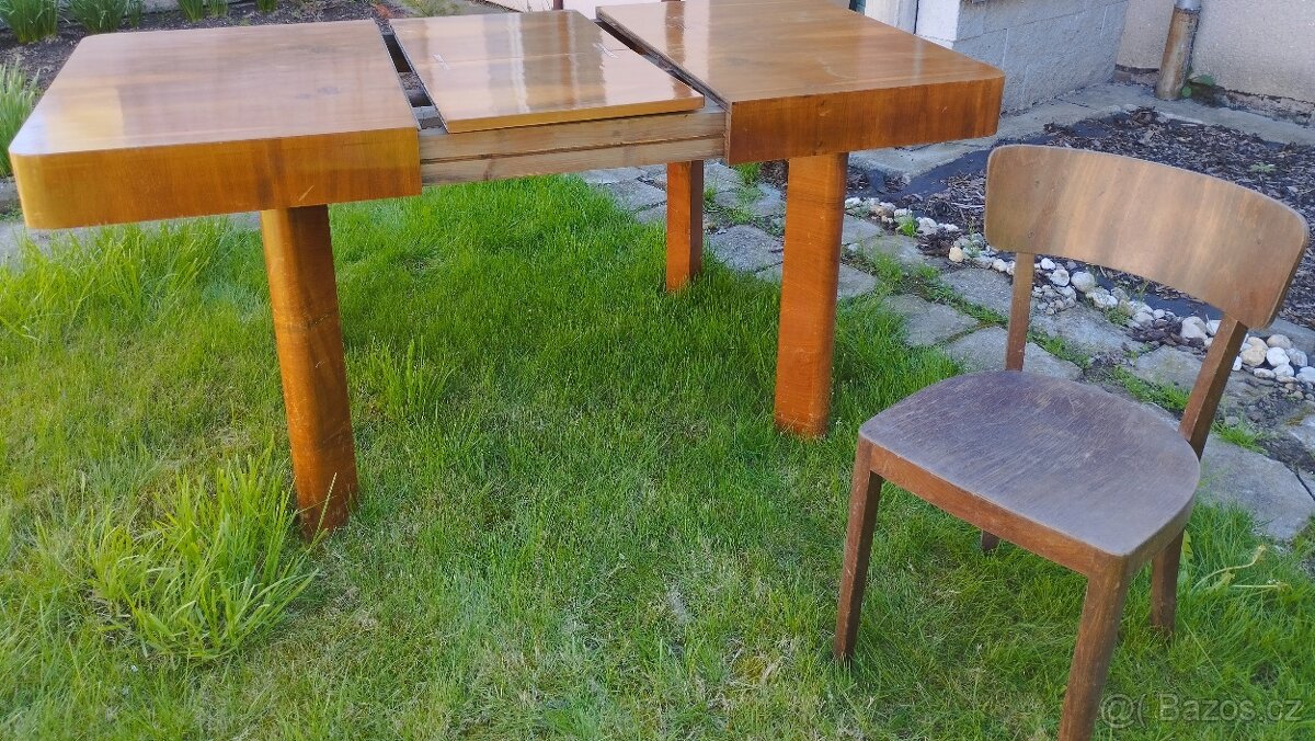 Jídelní stůl Art-deco a sojací lampa - 2