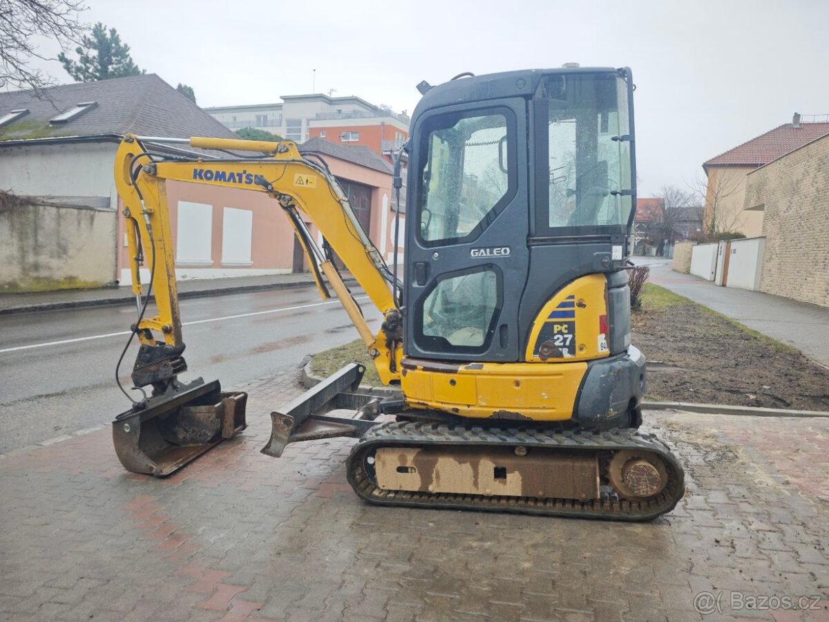 Pásový minibagr Komatsu PC27MR-2 - 2