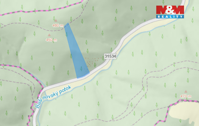 Prodej lesa, 12967 m², Nemile - 2