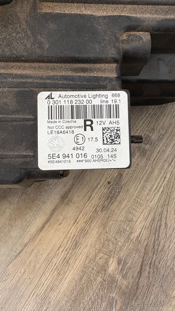 Světlo na skoda octavia - 2