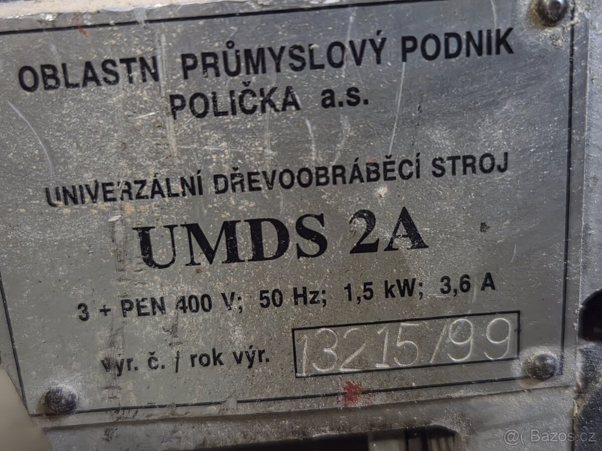 Univerzální dřevoobráběcí stroj UMDS2A - 2