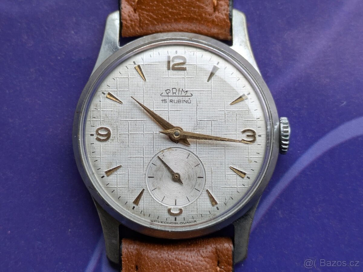 HODINKY PRIM S RELIÉFEM - TYP 50 044 1 - NÁDHERNÉ - 2