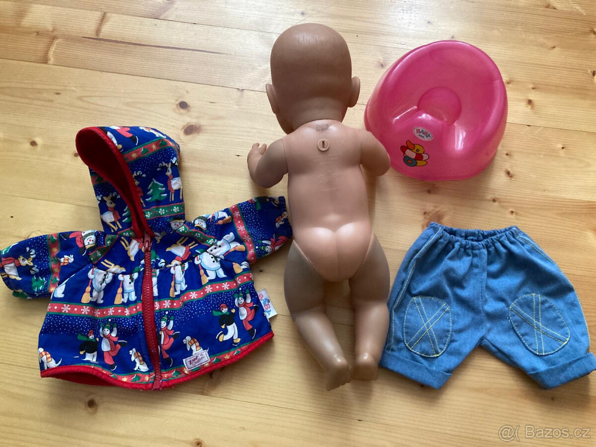 BABY BORN panenka,oblečky a nočník - 2