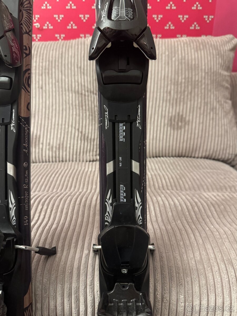 Prodám lyže Atomic dámské 1x jeté - 2