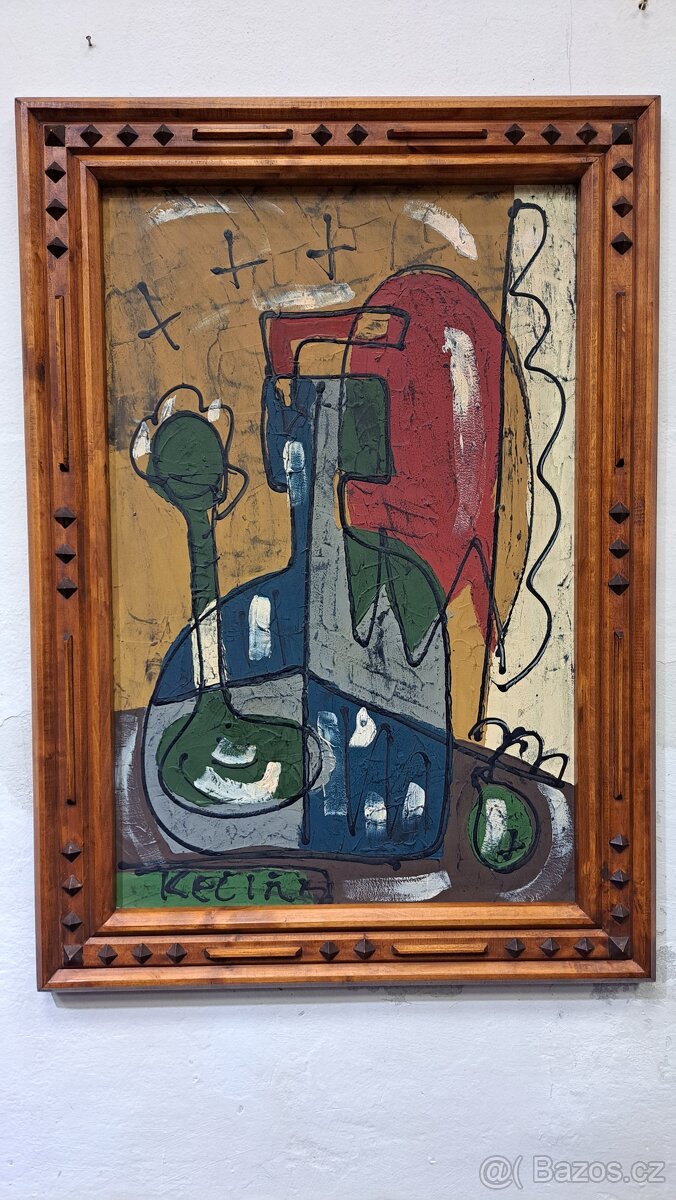 Velký obraz - Bohumil Samuel Kečíř - Láhev 6787 - 2