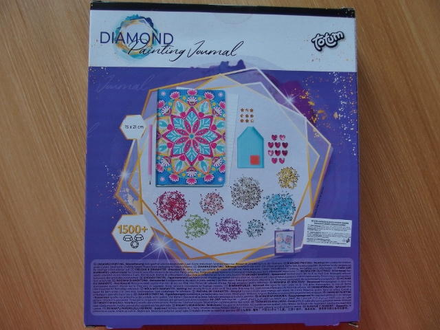 Kreativní sada - diamantový deník květina - NOVÁ - 2