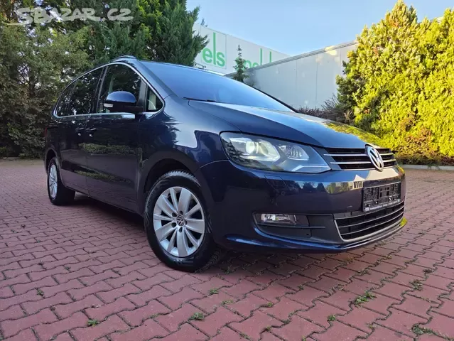 VW Sharan 2.0TDI 103kW, DSG, 7.míst, 2014, xenon, po servisu - 2