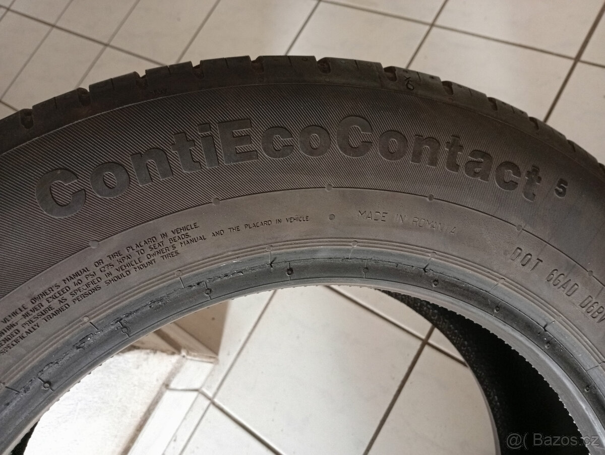 Letní 185/65R15 Continental - 2