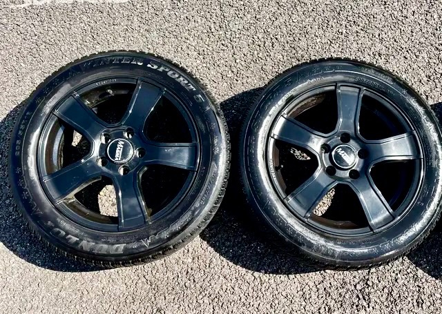 Alu kola 5x112 se zimní pneu 205/55/16 - 2