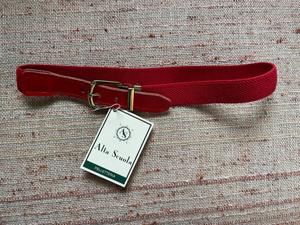 Detsky kozeny pasek s gumou - 2