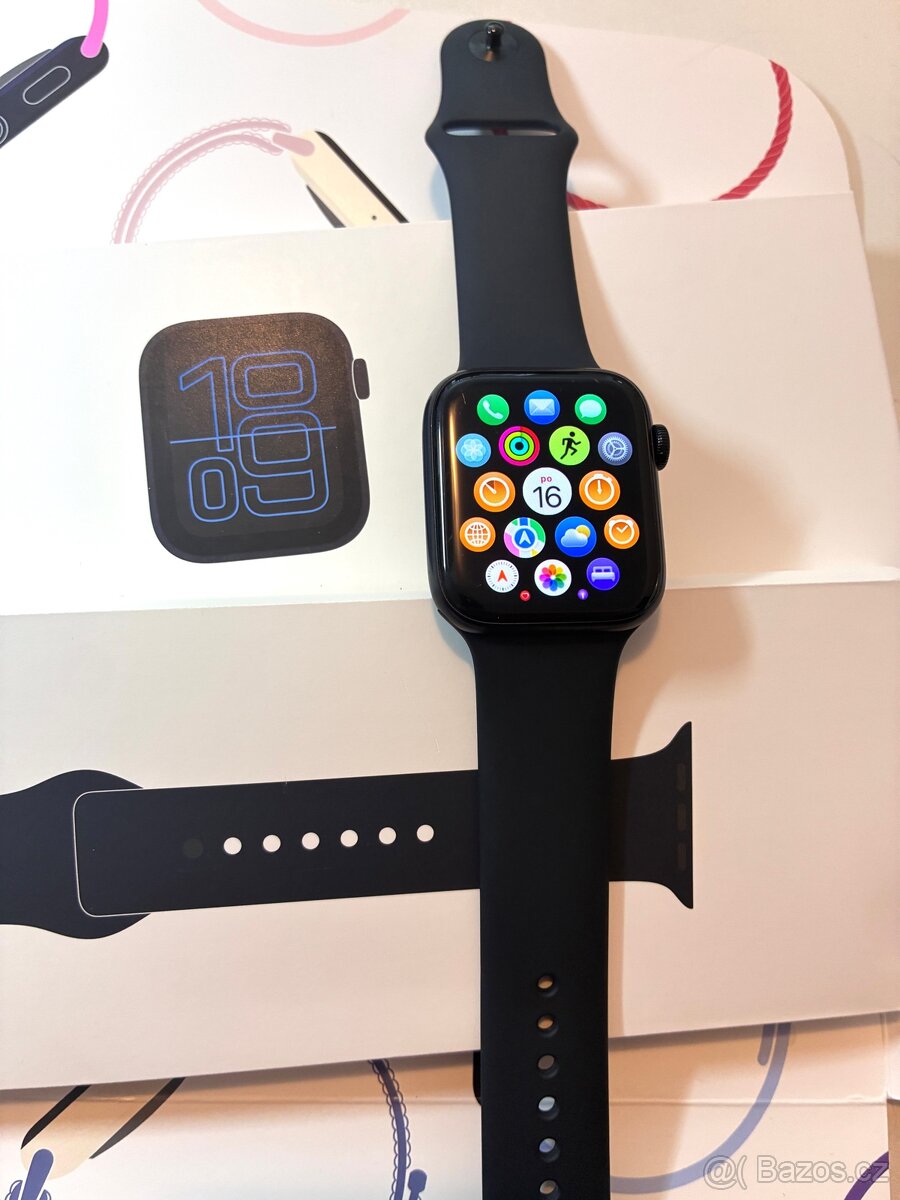 Apple watch SE 3 44mm cellular, 100% bat, záruka - 2