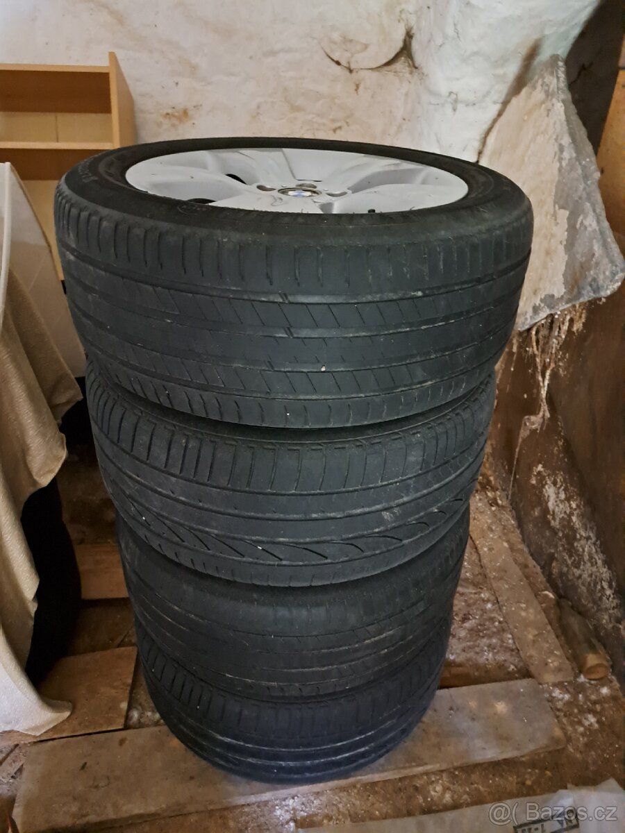 Sada alu kola BMW X5 E70, letní pneu - 2