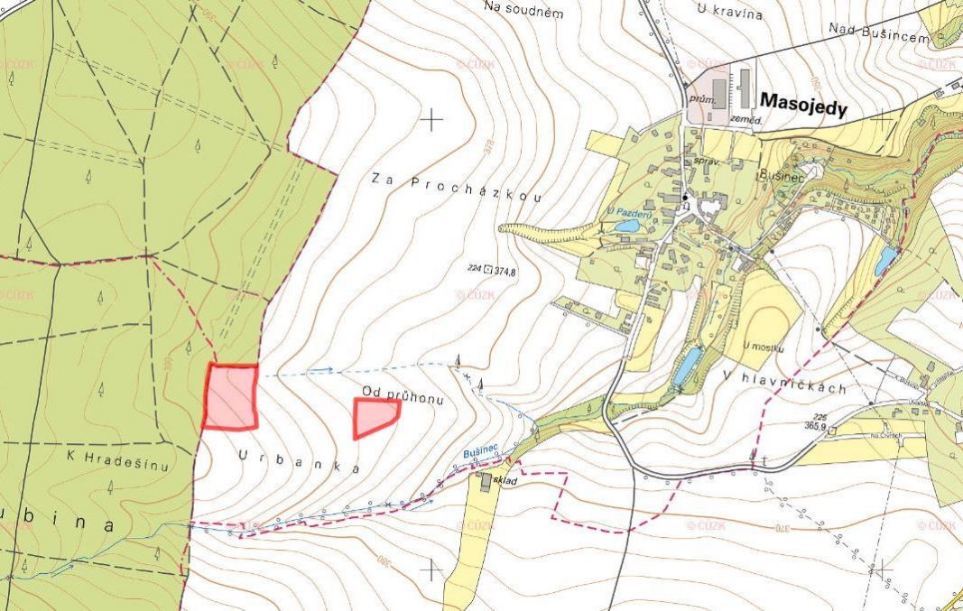 Zemědělská půda, prodej, Masojedy, Kolín - 2