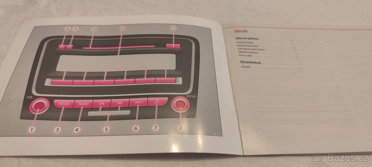 Škoda SWING návod na autorádio - 2