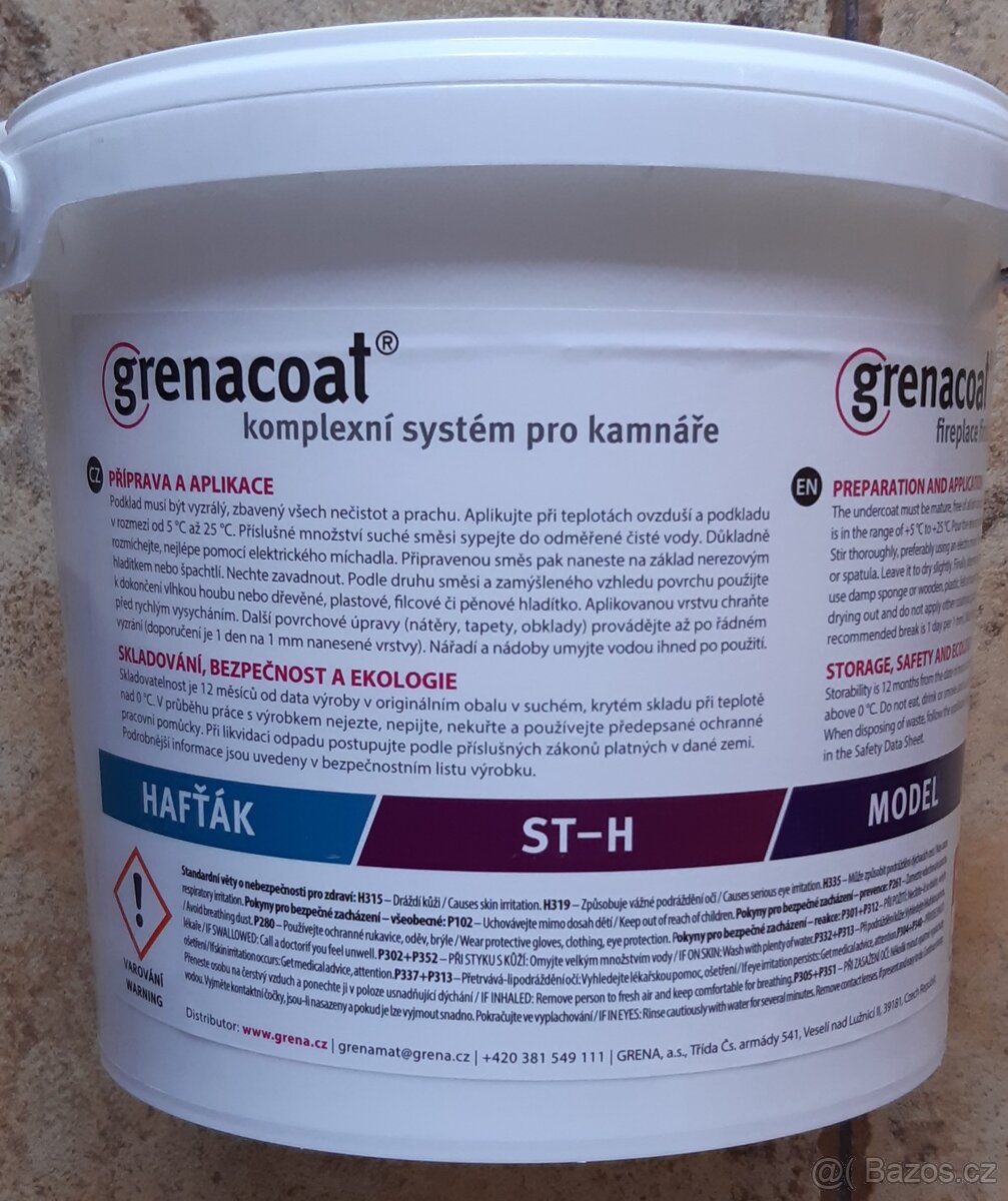 Rudokit, Grenacoat ST-H, kamnářská perlinka - 2