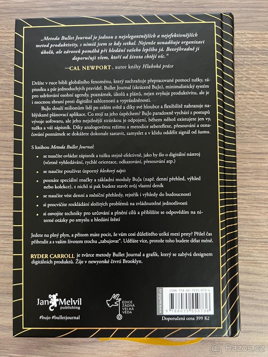 Ryder Carroll - Metoda Bullet Journal - 2