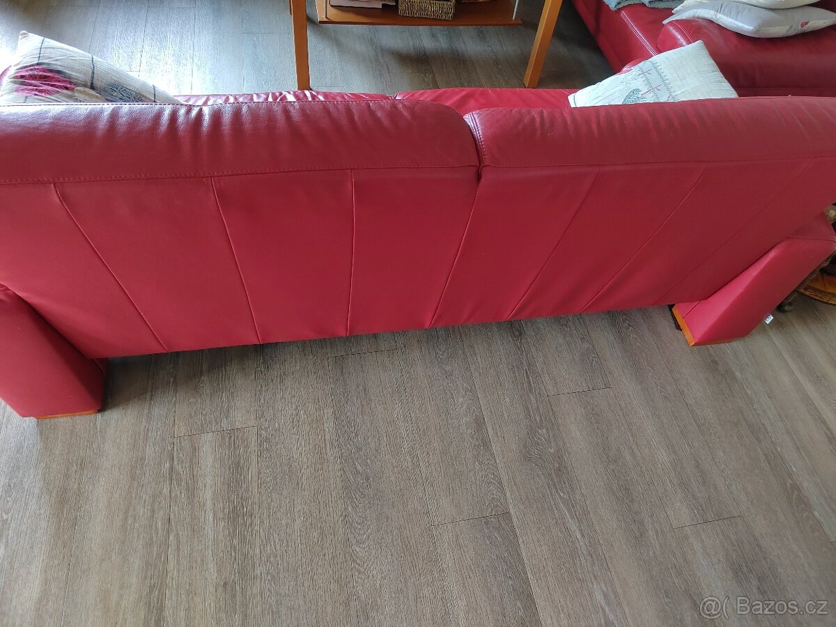 kožená sedačka - 2