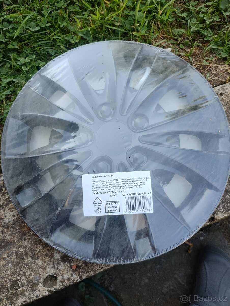 Poklice Storm Black 13" - 2